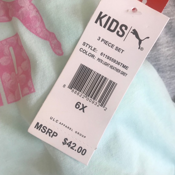 Puma Tee, Tank & Mesh Short 3pc Set - Picture 5 of 5